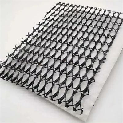 Δίκτυο αποστράγγισης 2m-4m πλάτος Hdpe 3D Τριπλανικό σύνθετο για συνολικές λύσεις έργου