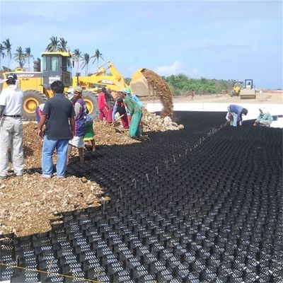 1000-1420N / 10CM Δυνατότητα απολέπισης HDPE γεωκύτταρα για χωματόδρομους
