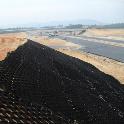 Προστασία κλίσης ξενοδοχείων HDPE γεωκύτταρο για σταθεροποίηση χαλίκι και δικτύωμα χαλίκι δρόμου