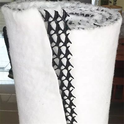 Γεωσυσκευαστικό 3D πλαστικού αποχέτευσης με 8 mm x 6 mm Geonet και μακρά ίνες γεωτεξτύλιου