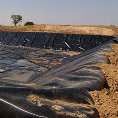 HDPE Γεωμεμβράνη Μαύρο Λευκό Μπλε Πράσινο 1,0 mm 1,5 mm 2 mm για ψαροθάλαμο Ανερόπεπτη επιφάνεια