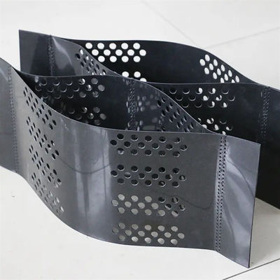 Οδική κατασκευή Γεωκύτταρα HDPE Γεωκύτταρα με υφαντικό και διατρυβωμένο στρώμα χαλίκι