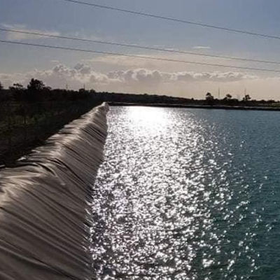 1 mm HDPE Geomembrane Liner για ιχθυοτροφία, γαρίδες, λίμνες, διάρκεια ζωής 10 έτη