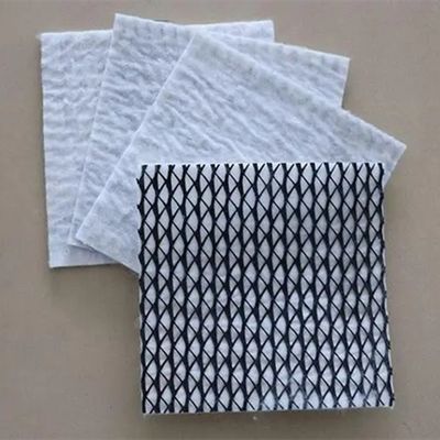 HDPE 3D σύνθετο δίκτυο αποστράγγισης με PP γεωτεξτύλιο για αποστράγγιση και προστασία δρόμων