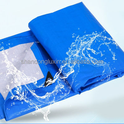 Επικάλυψη PE Tarp Waterproof Light Weight Cover Blue Polyethylene Tarpaulin Sheet PE
