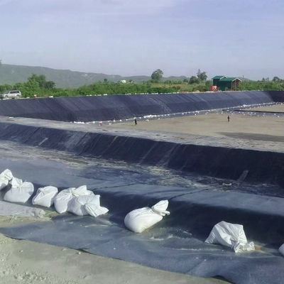 Γεωμεμβράνη Πλωτή επιφάνεια HDPE Γεωμεμβράνη επιφάνεια ομαλή και από τις δύο πλευρές 0,75mm 1mm 2mm