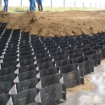 1.1mm 1.7mm Geo Cell Control Erosion για σταθεροποίηση κλίσης και ενίσχυση εδάφους
