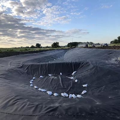 HDPE Γεωμεμβράνη Για 0,5mm 1mm 1,5mm 2mm Αδιάβροχο Φράγμα Πυροσβεστήρα