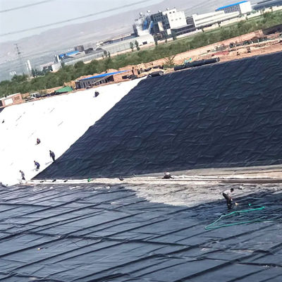Διπλό λεία HDPE γεωμεμβράνη φύλλο για υδροσταθεροποίηση λιμάνων Εμφάνιση 1m-8m
