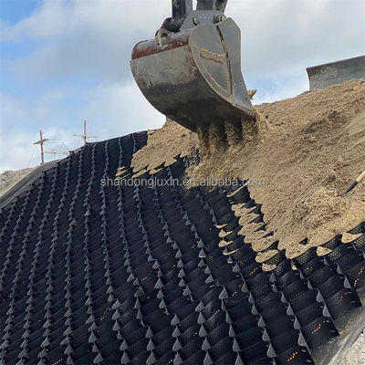 Γεωκύτταρα HDPE με υφή και διάτρηση για βελτίωση του εδάφους σε ύψος 50-200 mm