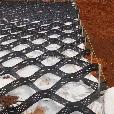 Γεωκύτταρα HDPE με υφή και διάτρηση για βελτίωση του εδάφους σε ύψος 50-200 mm