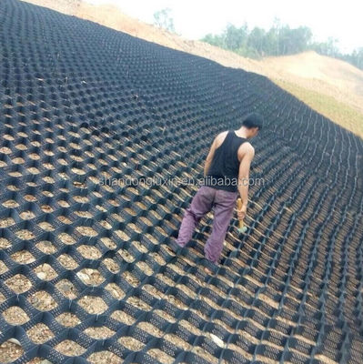 Δρόμος Υπογείου Honeycomb πλαστικό σταθεροποιημένο χαλίκι Paving Grid Geocell για οδό