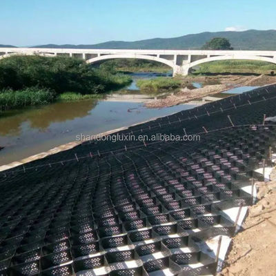 Μαύρο χαλίκι σταθεροποιητή γεωκύτταρα πλέγμα με μέλισσα σχεδιασμό και 1.0-1.7 mm πάχος