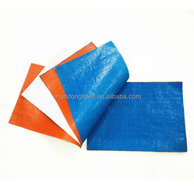 Πλακέτα LDPE laminated PE Tarpaulin για φορτηγά καλύπτοντας πλαστικό φύλλο σε πράσινο χρώμα