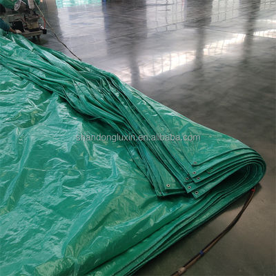 Αδιάβροχο βαρύ φορτίο 2m x 100m HDPE παρμπουλίνη με επικαλυμμένο υφαντικό σχέδιο στην Κορέα