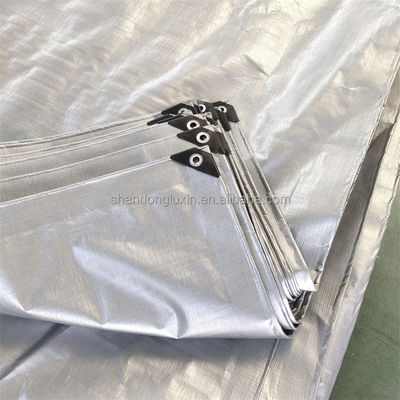 Αδιάβροχο βαρύ φορτίο 2m x 100m HDPE παρμπουλίνη με επικαλυμμένο υφαντικό σχέδιο στην Κορέα