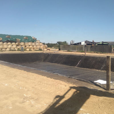 Γεωμεμβράνη HDPE με ομαλή ή υφαντική επιφάνεια για το έργο φράγματος στη Νότια Αφρική