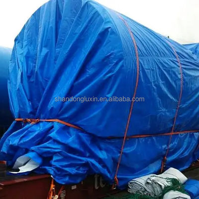 500D-1500D HDPE υφαντικό με LDPE στρώση πλαστικό καμβά Eyelet Tarpaulin Cover