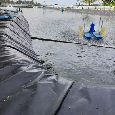0.5mm Μαύρη γεωμεμβράνη HDPE για την αλιευτική εκτροφή