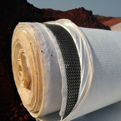 Λειτουργία αποστράγγισης νερού 6 mm παχύ πλαστικό αποστράγγιση Geonet στο μέσο του σύνθετου Geonet