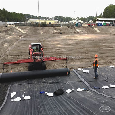 Αδιαπέραστη γεωμεμβράνη Διπλή υφή HDPE γεωμεμβράνη για επιτόπια επιθεώρηση λιμνοθάλασσας