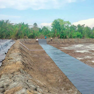 HDPE Γεωμεμβράνη Γεωμεμβράνη Φράγμα Αλιευτικής Φάρμας Τανκ Υδραγωγείο Φύλακα λίμνης με πάχος 0,2 mm-3 mm