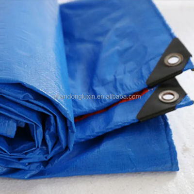Πολυλειτουργικό ανθεκτικό υδατοασθενές Custom Roll Pe Tarpaulin ύφασμα με επικαλυμμένη επιφάνεια