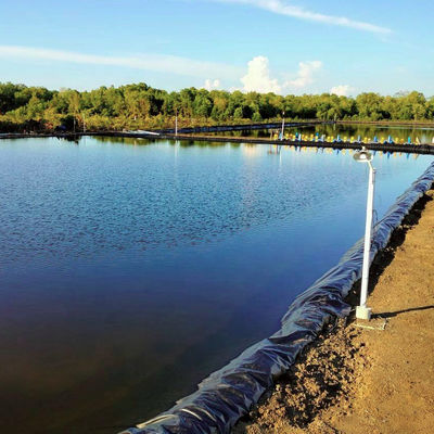 1.5mm HDPE Γεωμεμβράνη Αδιάβροχη 1m-8m πλάτος για φράγμα Αλιευτικής Φάρμας