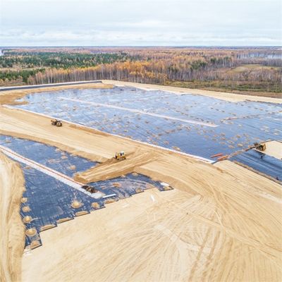 0.3mm-3.0mm πάχος HDPE υδατοασφαλής γεωμεμβράνη για την ηλεκτρονική τεχνική υποστήριξη λίμνης