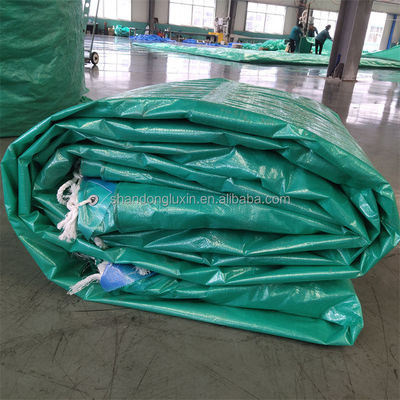Φορτηγό βαρύ φορτίο Poly Tarp καλύπτει επικαλυμμένο αδιάβροχο μπλε κατασκήνωση ηλιακή σκιά κυλίνδρια σανίδα