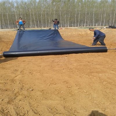 0.5mm 1mm 1.5mm 2mm HDPE γεωμεμβράνη για στρώσεις λιμνών ψαριών σε βιομηχανικό στυλ σχεδιασμού