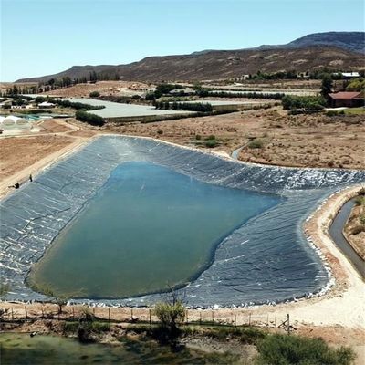 0.5mm 1mm 1.5mm 2mm HDPE γεωμεμβράνη για στρώσεις λιμνών ψαριών σε βιομηχανικό στυλ σχεδιασμού
