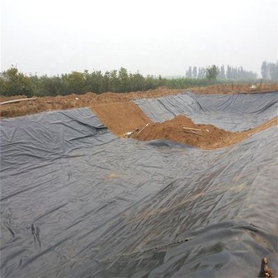 0.5mm 1mm 1.5mm 2mm HDPE γεωμεμβράνη για στρώσεις λιμνών ψαριών σε βιομηχανικό στυλ σχεδιασμού