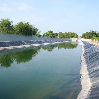 Υψηλής πυκνότητας Αδιαπέραστο ρολό HDPE πλαστικής γεωμεμβράνης για τεχνητή λίμνη Αδιάβροχο