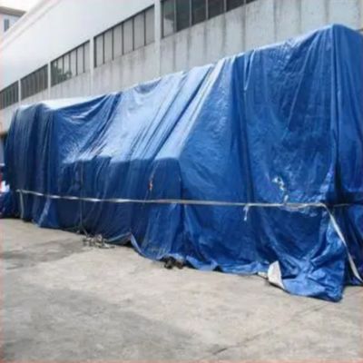 50-300gm PE Πίνακα πλαστικής υδατοασφαλής Ασφαλής από σκόνη Ασφαλής από λάδι για καλύμματα φορτηγών / αυτοκινήτων / πλοίων
