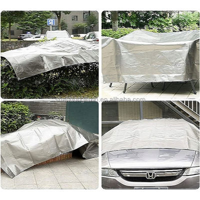 100% Virgin/Korea PE Tarpaulin Υφασμένα πλαστικά φύλλα HDPE Tarpaulins με επίστρωση LDPE
