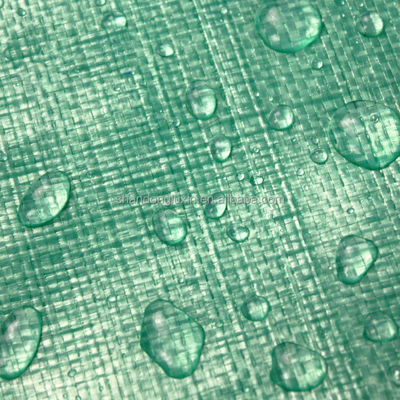 Εξωτερική γεωργία LDPE laminated PE Tarpaulin με επικαλυμμένο πράσινο υφασμένο υφασμένο υφασμένο υφασμένο υφασμένο