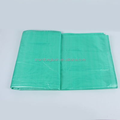 Εξωτερική γεωργία LDPE laminated PE Tarpaulin με επικαλυμμένο πράσινο υφασμένο υφασμένο υφασμένο υφασμένο υφασμένο