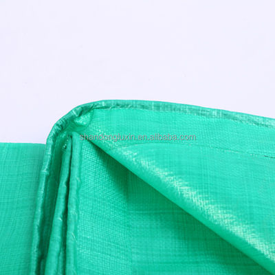 Εξωτερική γεωργία LDPE laminated PE Tarpaulin με επικαλυμμένο πράσινο υφασμένο υφασμένο υφασμένο υφασμένο υφασμένο