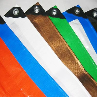 2m-100m πλάτος Plaid Style PE laminated Tarpaulin πλαστικά φύλλα με 100% αδιάβροχο