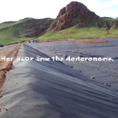 0.1mm-2.5mm πάχος Γεωμεμβράνη HDPE πλαστική δεξαμενή ψαριών για υδροσταθεροποίηση ιντερβάινερ ιχθυοκαλλιέργειας