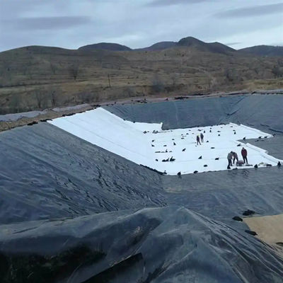 1.0mm Γεωμεμβράνη 2mm Hdpe Γεωμεμβράνη 20 Mil Πυροσβεστήρα λίμνης για Γεωμεμβράνες 1m-8m πλάτος