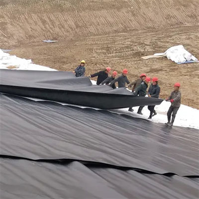 1.0mm Γεωμεμβράνη 2mm Hdpe Γεωμεμβράνη 20 Mil Πυροσβεστήρα λίμνης για Γεωμεμβράνες 1m-8m πλάτος