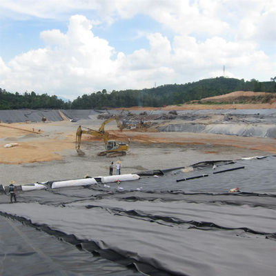 1.0mm Γεωμεμβράνη 2mm Hdpe Γεωμεμβράνη 20 Mil Πυροσβεστήρα λίμνης για Γεωμεμβράνες 1m-8m πλάτος