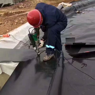Διπλή ομαλή/διπλή υφή επιφάνειας HDPE γεωμεμβράνη για πλαστικό αδιάβροχο στρώμα λίμνης