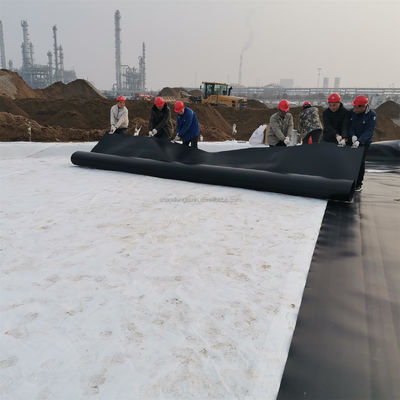 Διπλή ομαλή επιφάνεια Hdpe Γεωμεμβράνη Tresluces Υδραγωγός λίμνης για την εξόρυξη και την αλιευτική εκτροφή