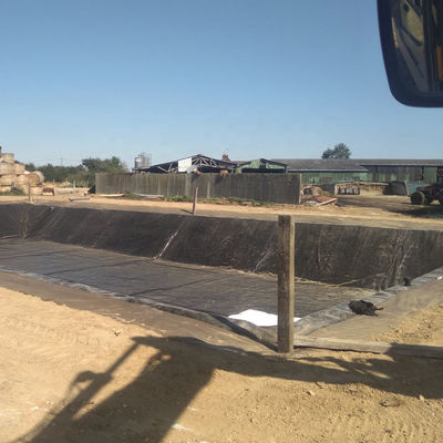 500 μm HDPE γεωμεμβράνη ινίκευση λίμνης ψαριών για υδροστασία και υδροστασία