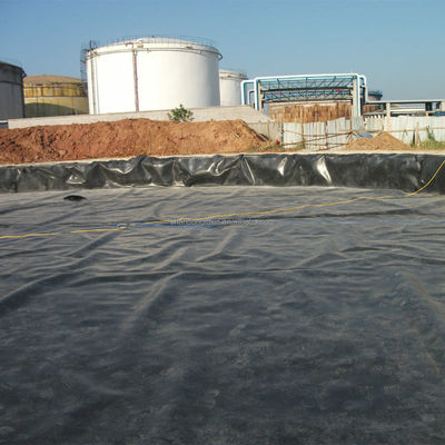 Βιομηχανικό σχεδιασμό στυλ HDPE γεωμεμβράνη 0,75 mm πάχος για λίμνες ψαριών και χώρους υγειονομικής ταφής