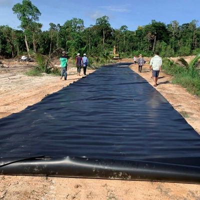 Βιομηχανικό Στυλ Σχεδιασμού 0,5 mm 0,75 mm 1 mm HDPE Γεωμεμβράνη για Γεωργικό Εφοδιασμό Υδάτων