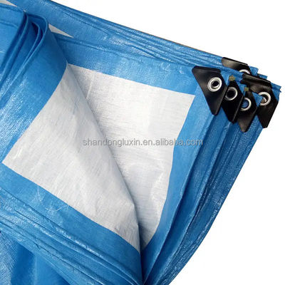 50-300gm ΠΕ Tarpaulin Αμερικανική Tarp για αδιάβροχο κήπο κάλυψη σε προσαρμοσμένο χρώμα